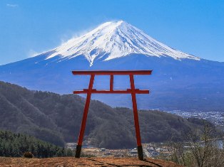 河口湖富士山遥拝所