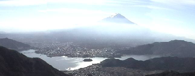 破風山下1450m付近