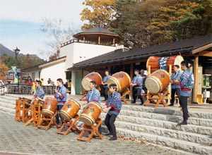 甲斐の勝山富士山流鏑馬太鼓