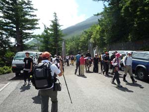 富士山五合目駐車場〜里見平〜泉ヶ滝